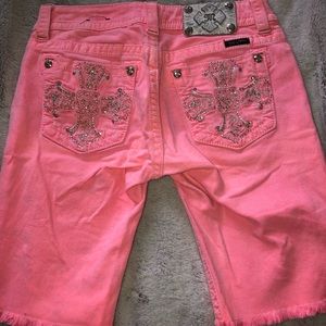 Bermuda Miss me shorts! Only worn once!!